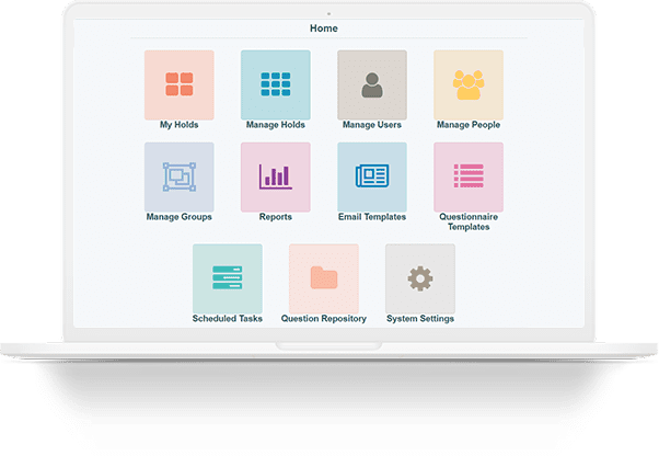 screenshot of Mitratech LegalHold